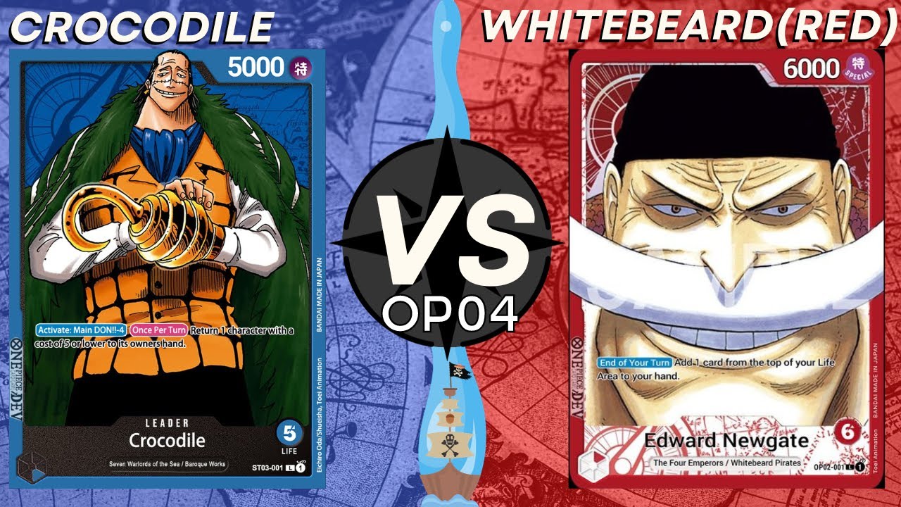 One Piece TCG [OP04] Croc VS Whitebeard