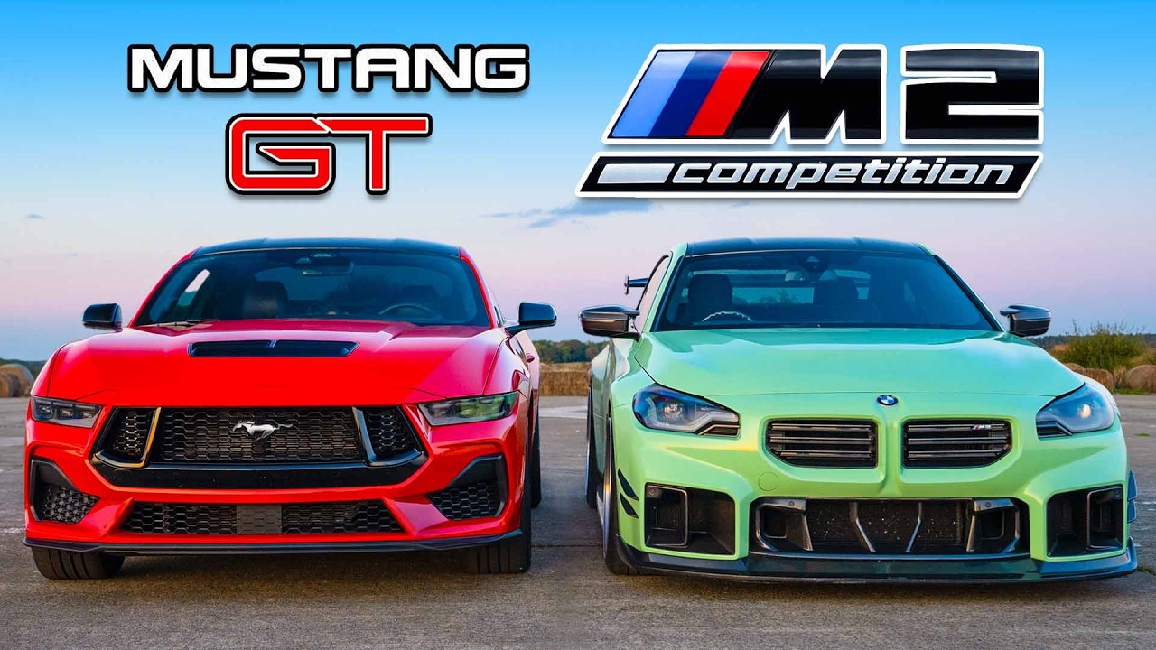 Nuevo Mustang V8 vs BMW M2: ARRANCONES