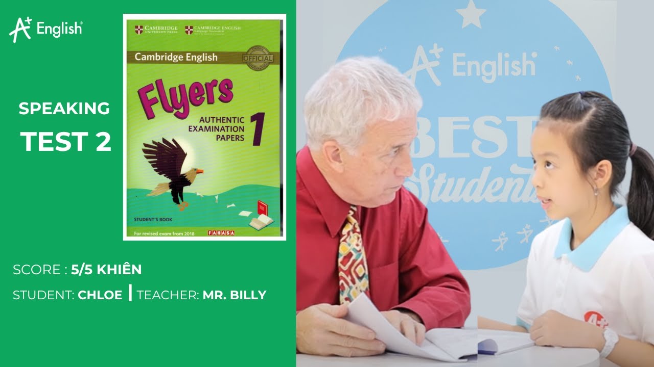 A2 FLYERS Speaking test –  CHLOE | SPEAKING TEST 2
