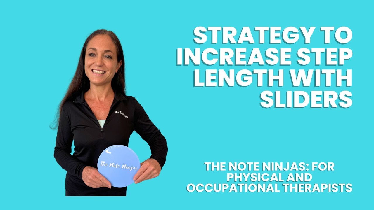 Increase Step Length & Reduce Shuffling Gait with Leg Swings | Note Ninja Sliders for Assistance