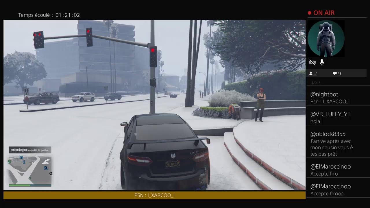 Live GTA 5 RP PS4 Session amis /Avec discord