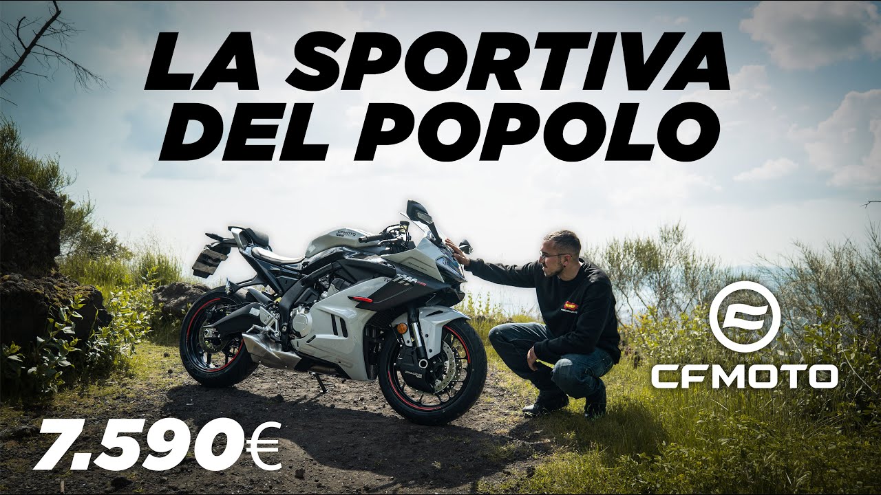 NUOVA CF MOTO 675 SR-R : IL FENOMENO DEL 2025 col 3 CILINDRI !