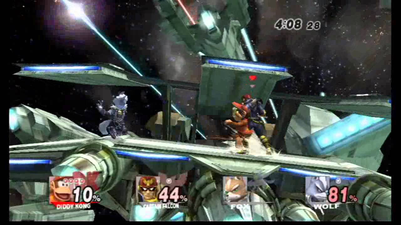 Super Smash Bros Brawl (Wii) Classic as Diddy Kong