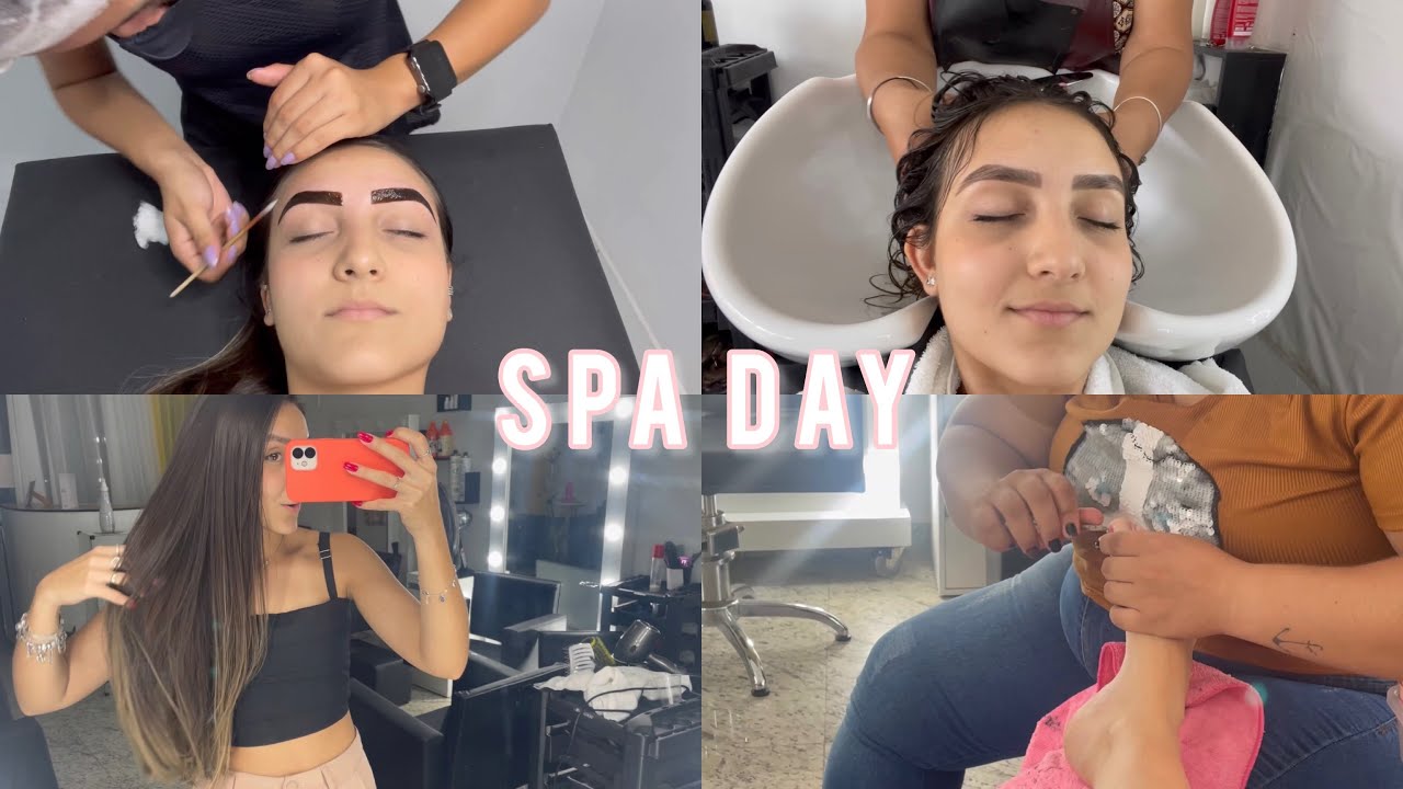 SPA DAY: cabelo novo, sobrancelha e unhas feitas.