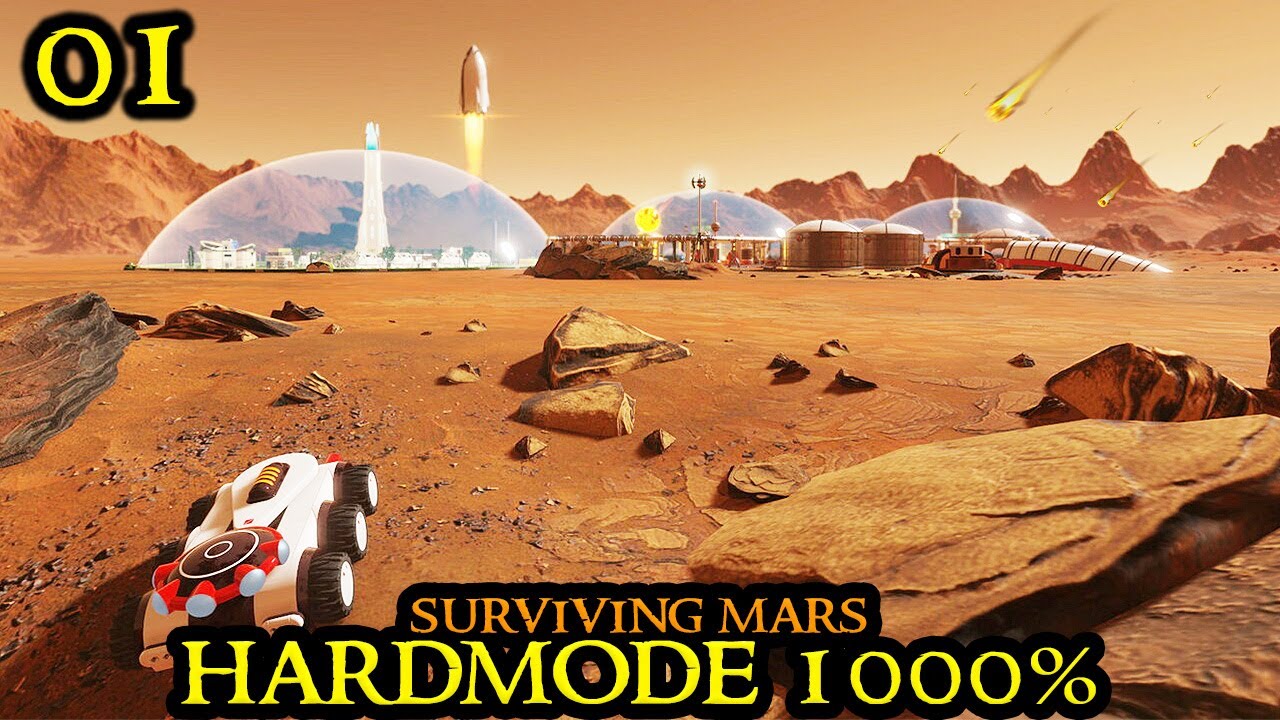 Starting FRESH in Surviving Mars HARDMODE 1000% Difficulty || HARDCORE Survival Revisited Part 01