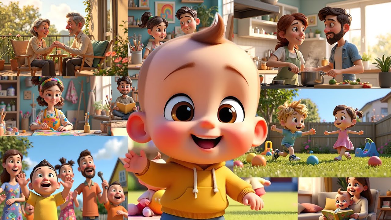 The People In My Family | Baby Song | Nursery Rhymes for Kids