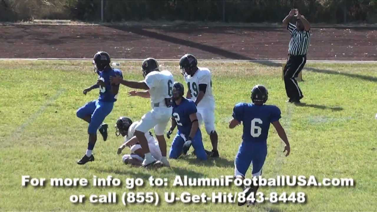 Honoka vs Waiakea Alumni Football USA Highlights 1-8-12