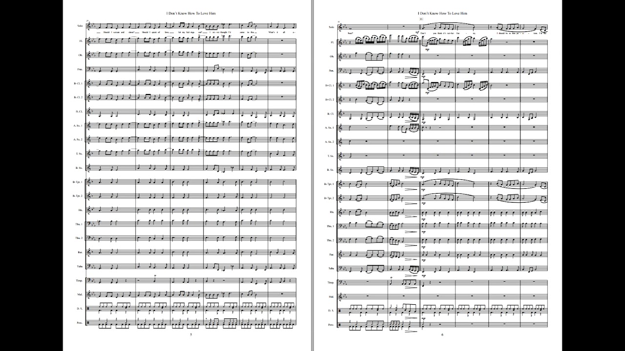 I Don't Know How to Love Him (Jesus Christ Superstar) - Solo + Young Band, Grade 2,5, arr: Heimdal