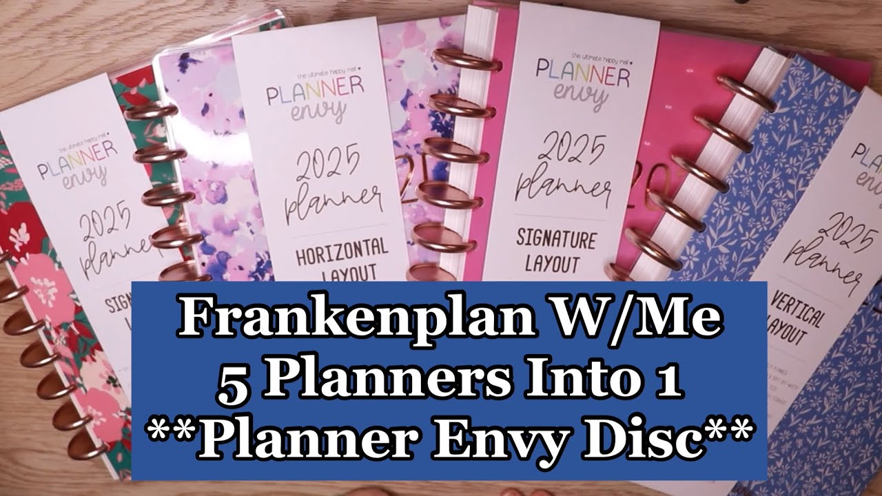 5 Planners To 1 *FrankenPlan My Planner Envy Planners With Me* My 2025 Planner Setup