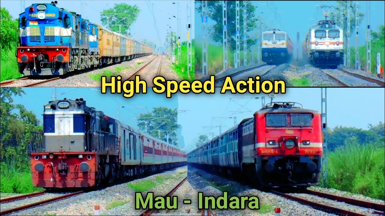 12 in 1 !! Back to Back Covid Special Trains in Mau Indara Section || 😱😱😱