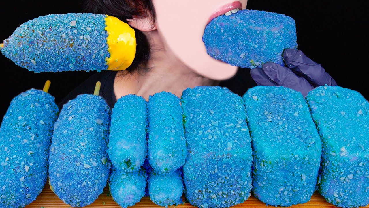 ASMR BLUE HEAT TAKIS SAUSAGE SPAM CORN DOGS SPICY COOKING MUKBANG 블루 타키스 소세지 스팸 먹방 咀嚼音 EATING SOUNDS