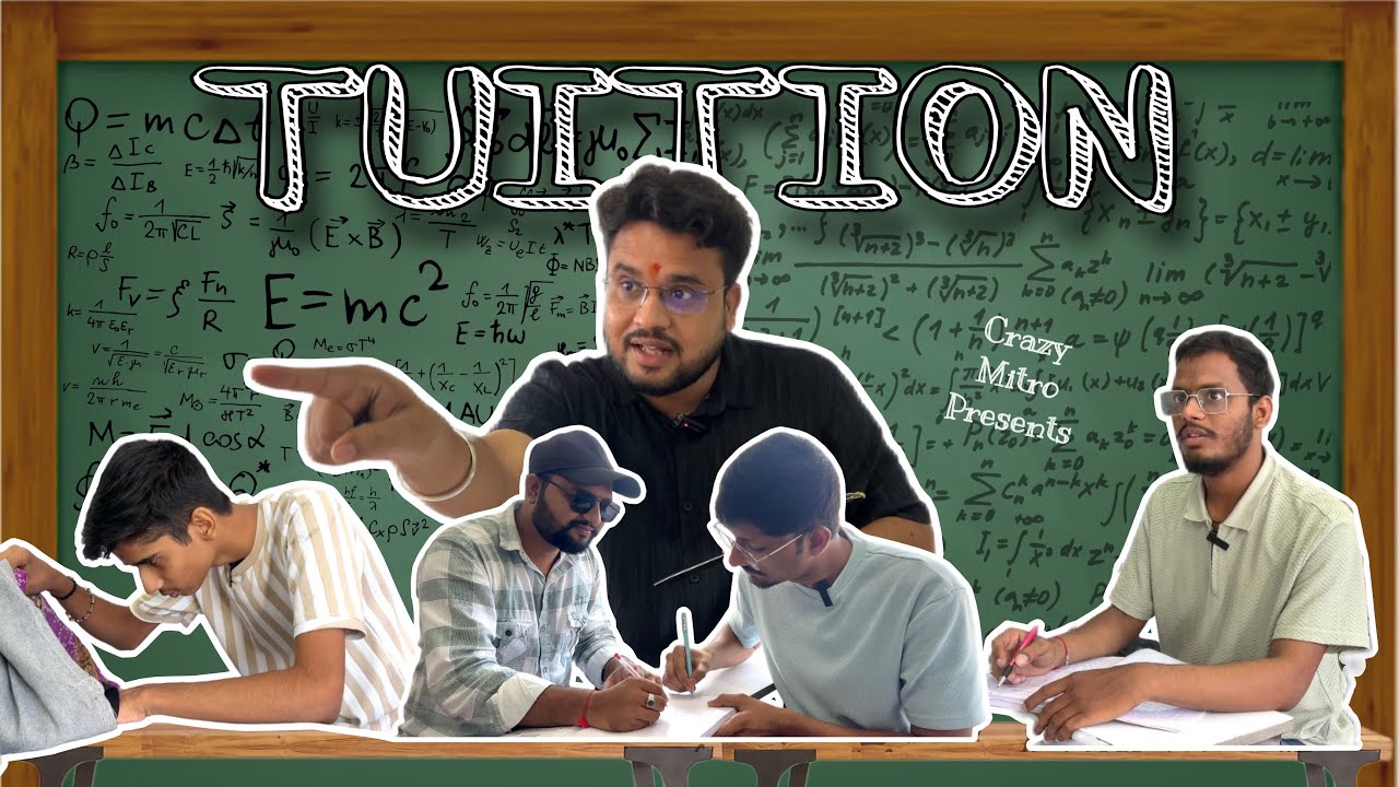 Tuition Story || Gujarati Comedy || Crazy Mitro