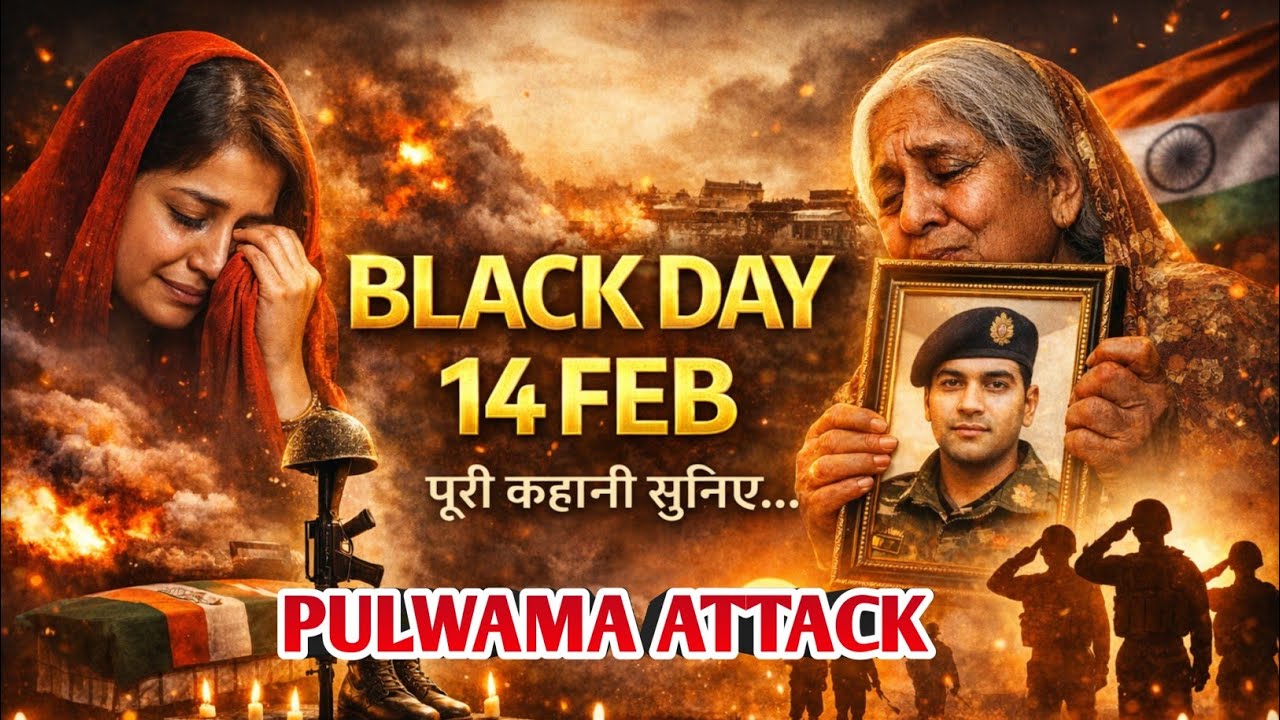 14 FEB BLACK DAY | Pulwama Attack Sad Song 2026 | Emotional Tribute Song | Desh Bhakti Song