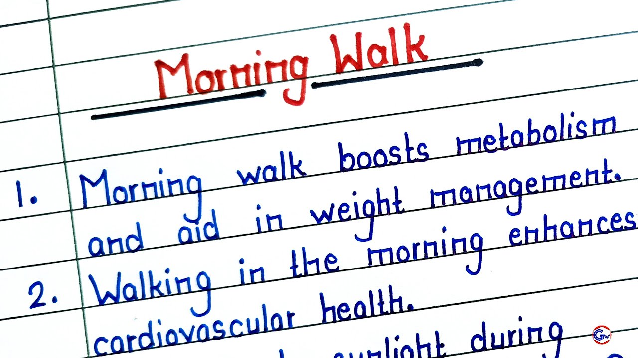 Benefits of morning walk 10 lines | 10 lines essay on morning walk | Morning walk essay in english