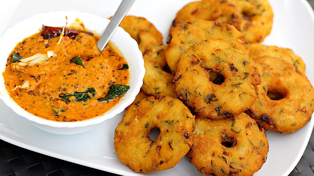 Instant Crispy Vada & Chutney