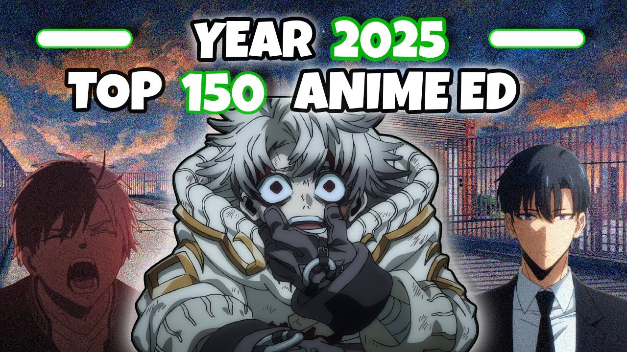 🎉My TOP 150 Anime Endings of 2025✨