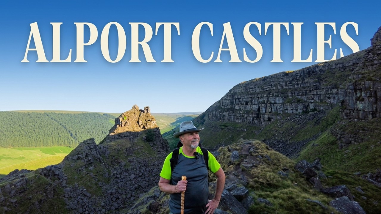 The Tower Climb and Alport Castles, Peak District.