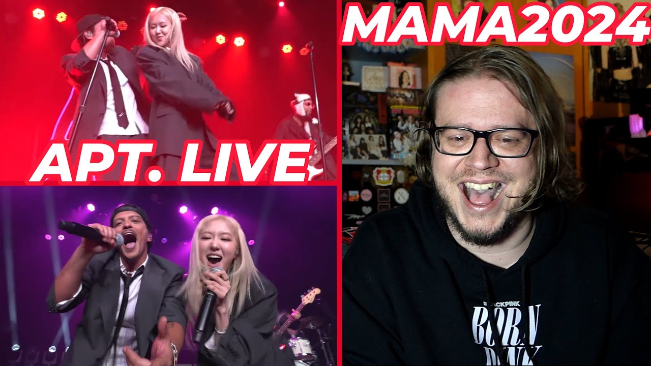 ROSÉ & Bruno Mars - APT. Live Performance at MAMA 2024 REACTION