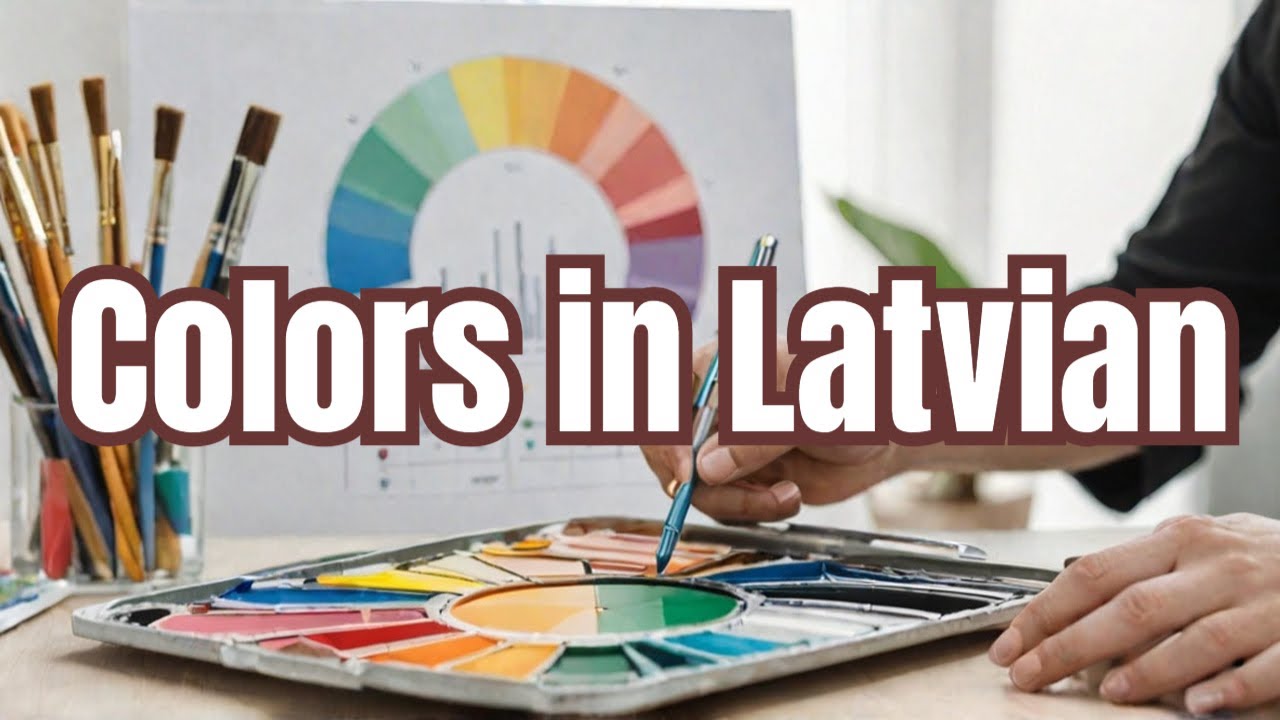 Latvian Language: Unlocking the World of Colors | Colors in Latvian words | Latvian vocabulary