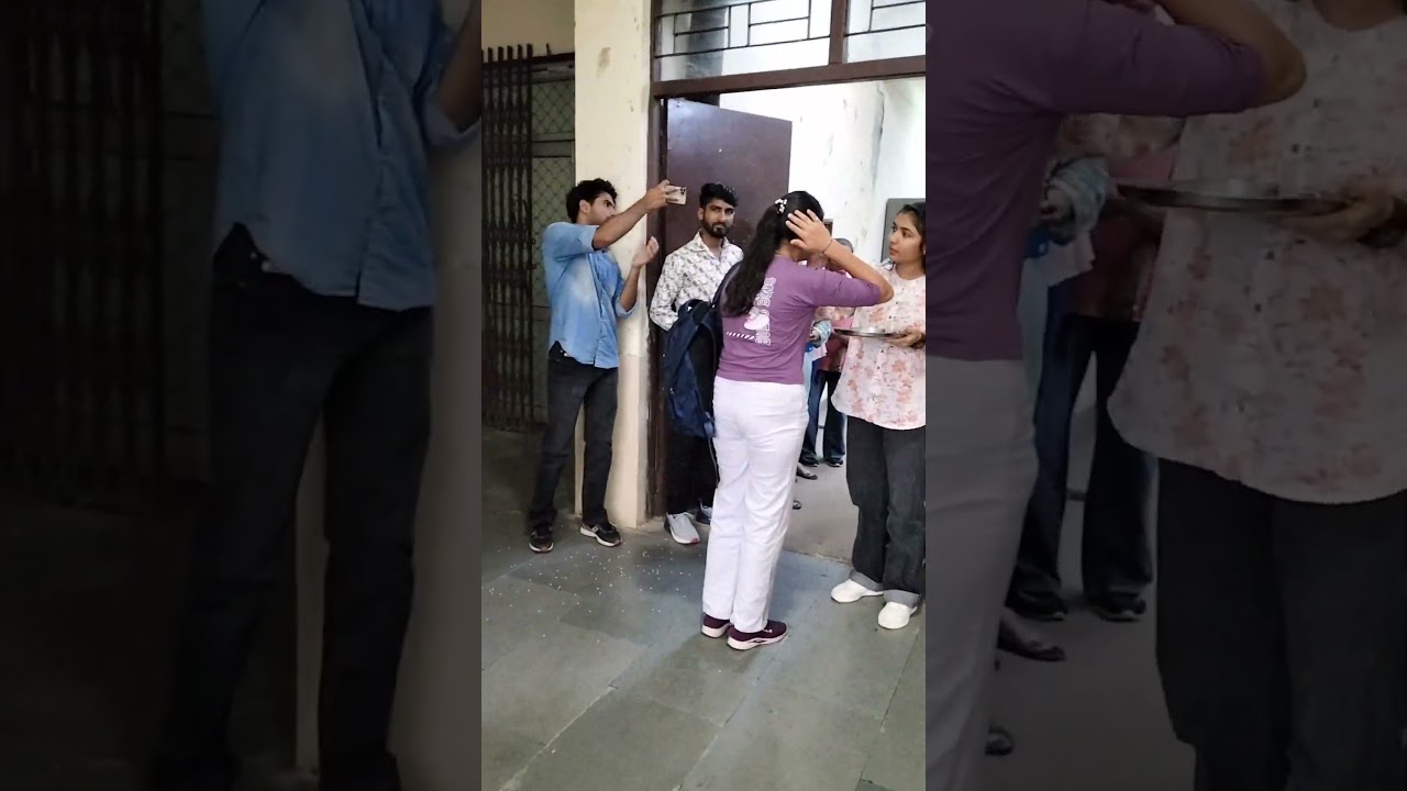 First day in university ❤️ Lovely welcome 🤗🥰Feeling blessed  🥳🫠   Mds University ajmer 🎓# viral