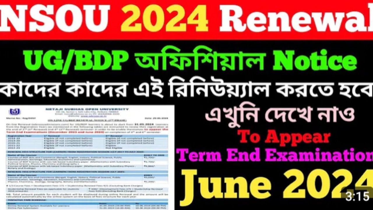 RENEWAL NOTICE 2024 2ND PHASE
