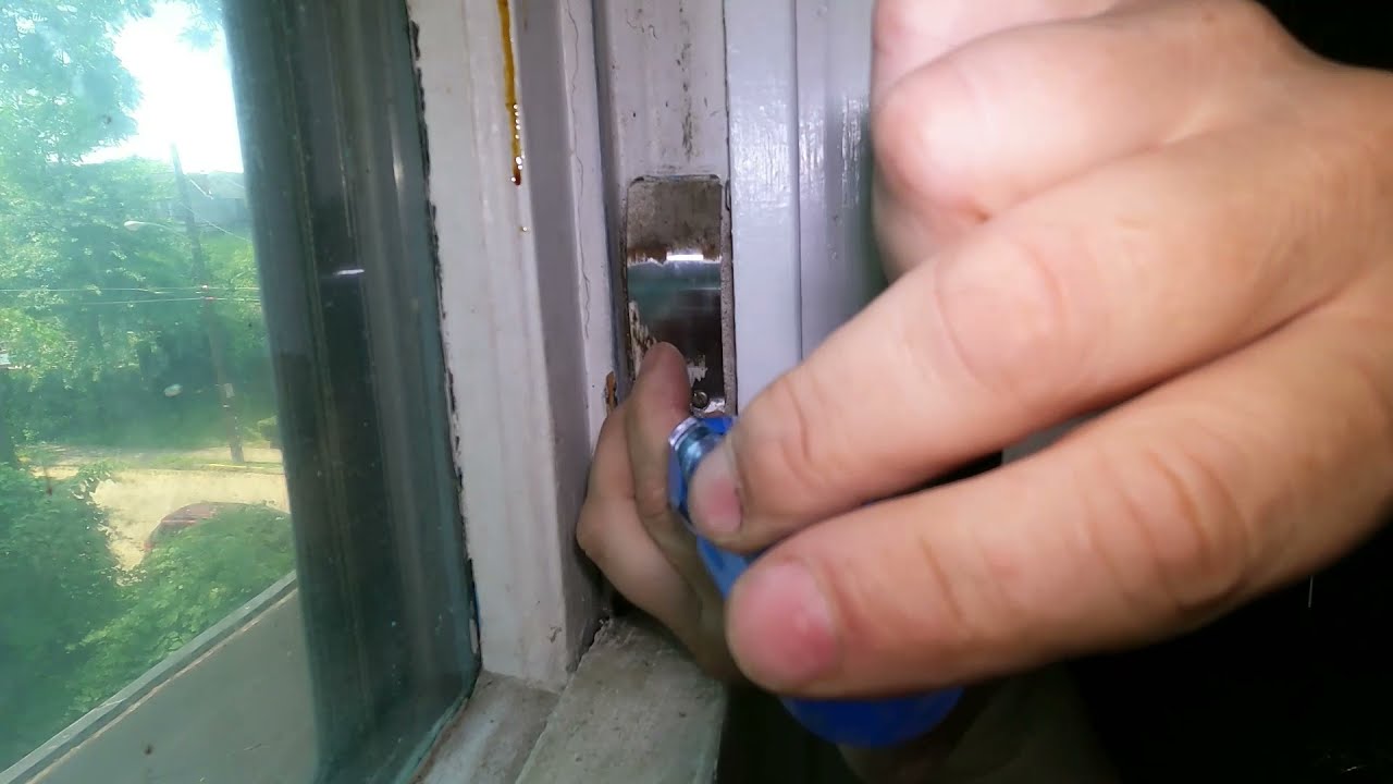 QUICK DIY WINDOW SASH WEIGHT REPAIR NO DISASSEMBLY REQUIRED