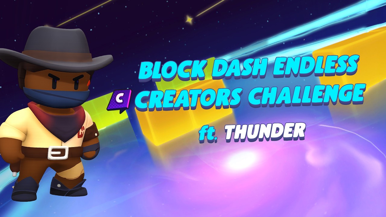 [EN/ES] BLOCK DASH ENDLESS | Creators Survival Challenge (1 Try Only!) ft. @csthunderrd