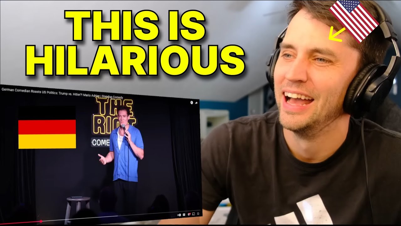 American reacts to German Comic ROAST America and Donald Trump
