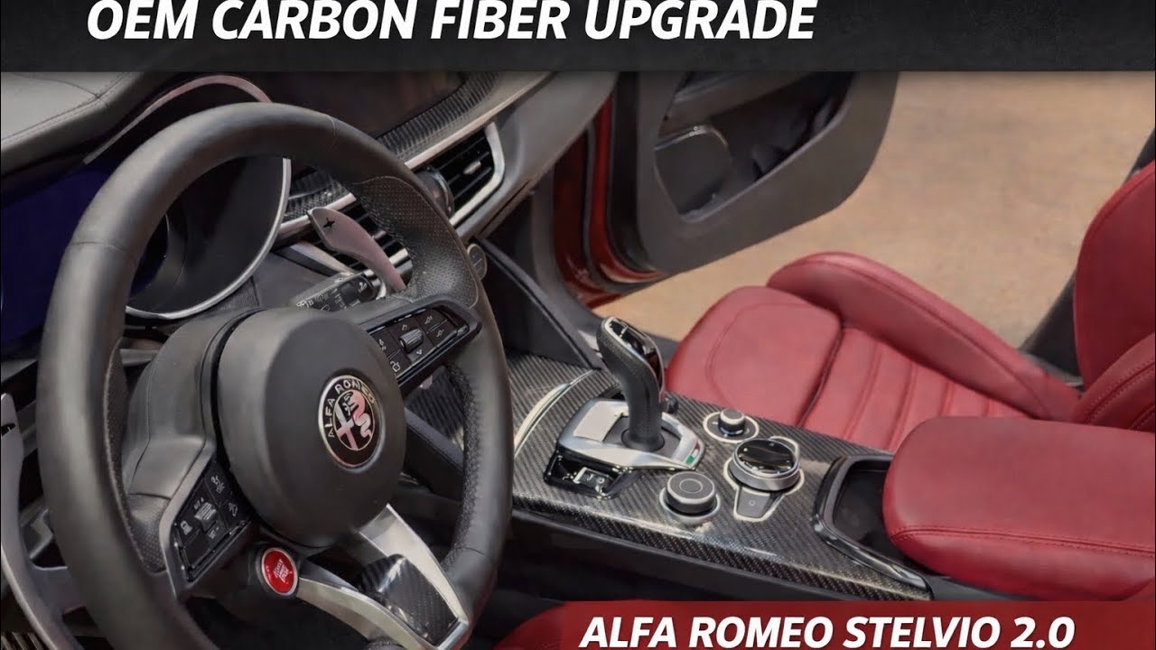 Alfa Romeo Stelvio 2.0 | OEM Carbon Fiber Upgrade