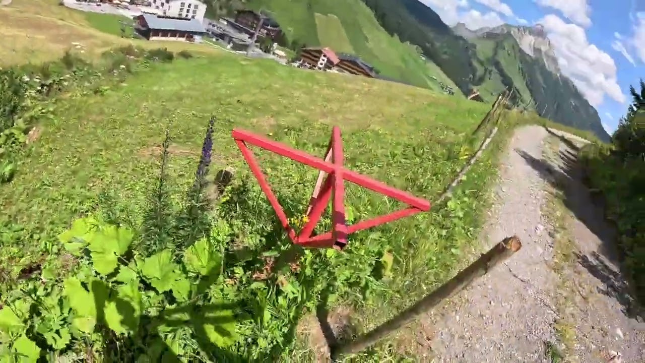 Warth am Arlberg Familienabfahrt  E-Biketour Teil 3:3 Villa Alma