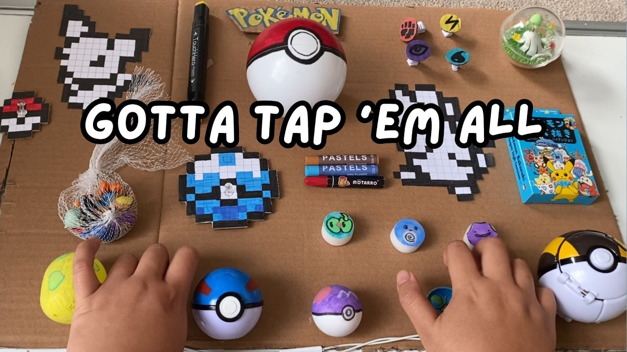 rating my fidget board asmr pokémon theme