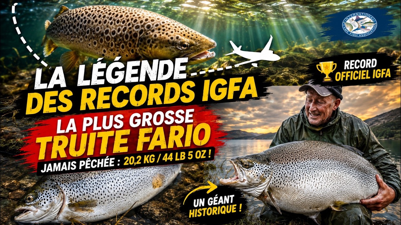 La Plus Grosse Truite Fario Jamais P&ecirc;ch&eacute; : Un Record IGFA Historique de Seumas Petri (Episode N&deg;2)