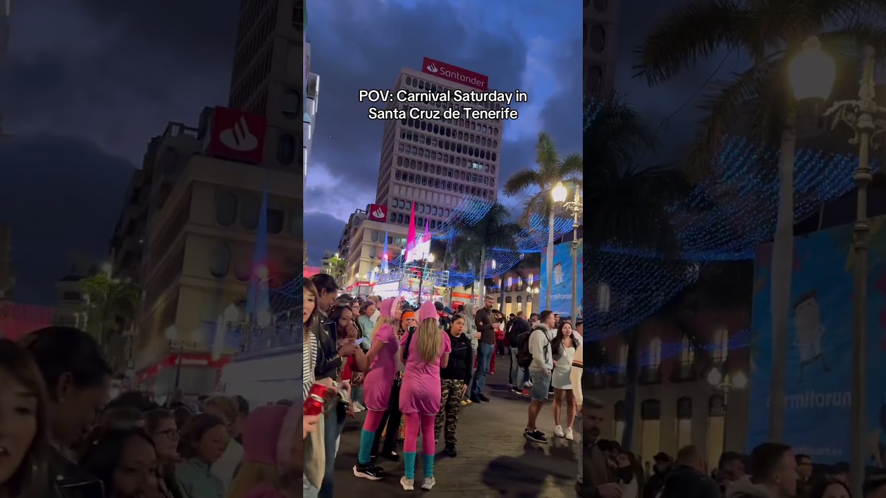 Carnival day off in Santa Cruz de Tenerife