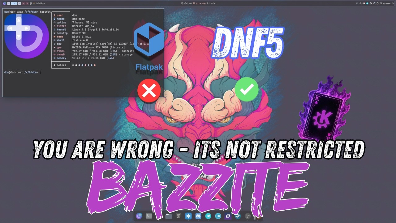 Bazzite: Вы ОШИБАЕТЕСЬ, она совсем не ограниченная!