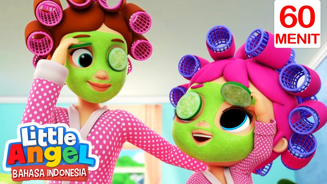 Waktunya Ibu dan Aku! Ibuku Pahlawanku❤️ | Little Angel Bahasa Indonesia | Kartun Anak