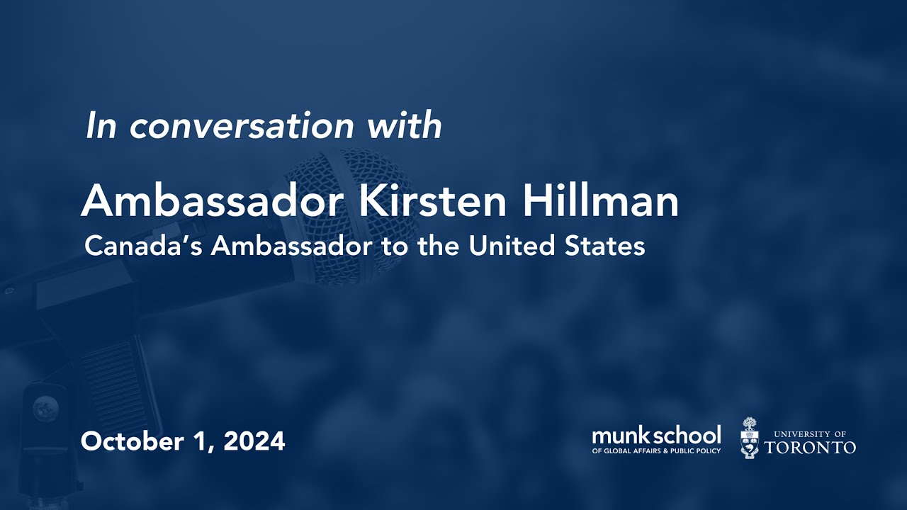 In conversation with Ambassador Kirsten Hillman