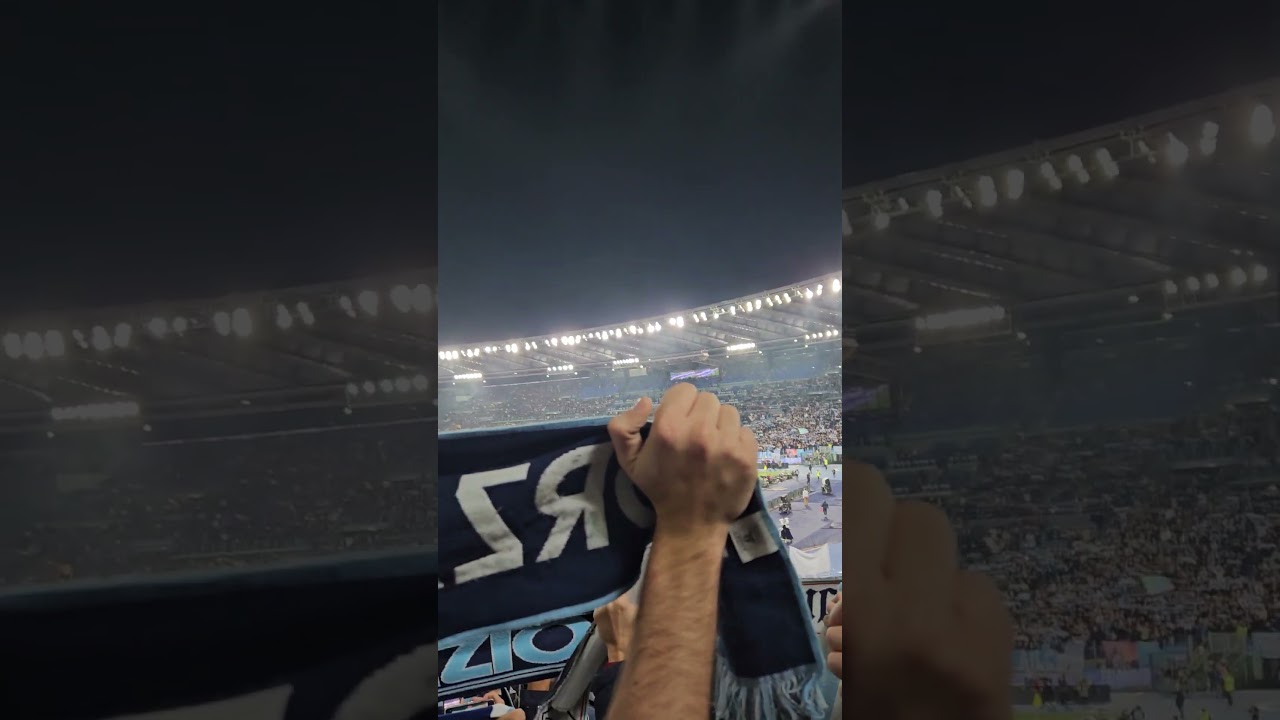 Inno Lazio VOLA LAZIO VOLA derby Lazio-Roma Stadio Olimpico distinti nordest 12/08/2023 #sslazio