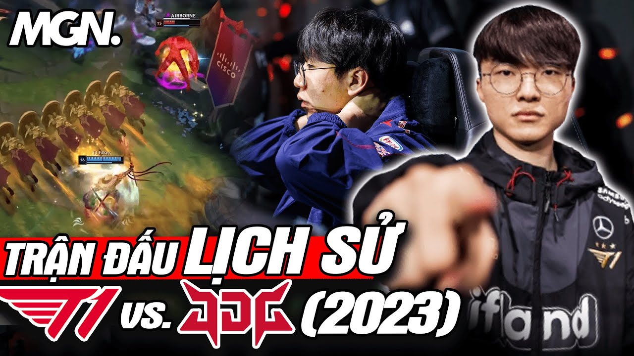 T1 vs JDG CKTG 2023 - Ngày Faker Chấm Dứt Con Đường Hoàng Kim Của Ruler | MGN Esports