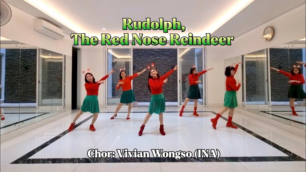 Rudolph, The Red Nose Reindeer Line Dance | by ELITE