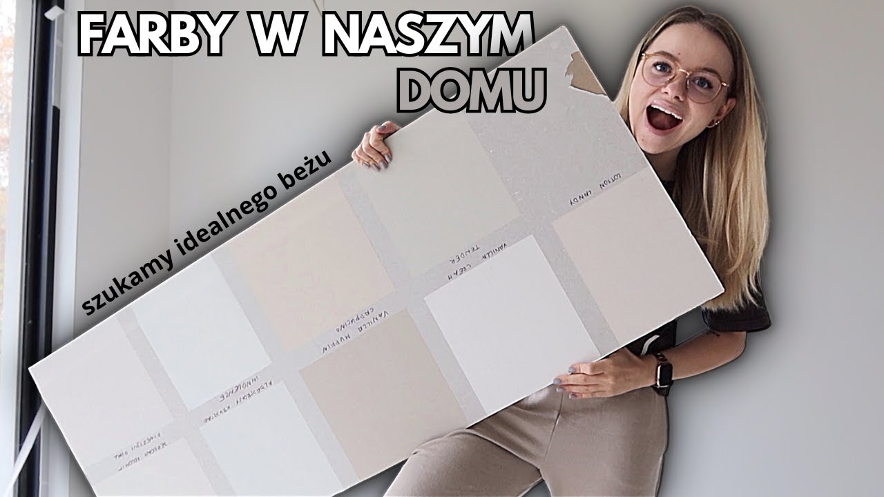 Wybieramy farby do naszego domu | Próbki farb | Idealny beż