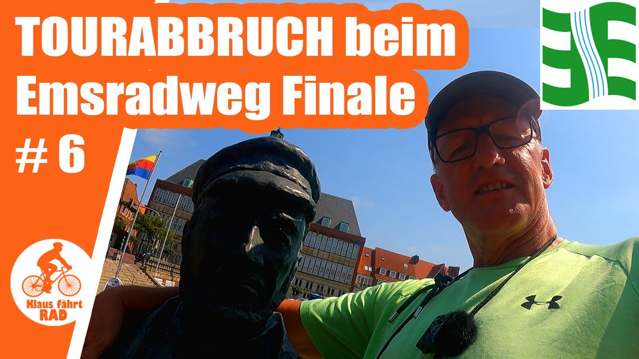 Emsradweg #6 - Finale von Papenburg nach Emden mit Tourabbruch