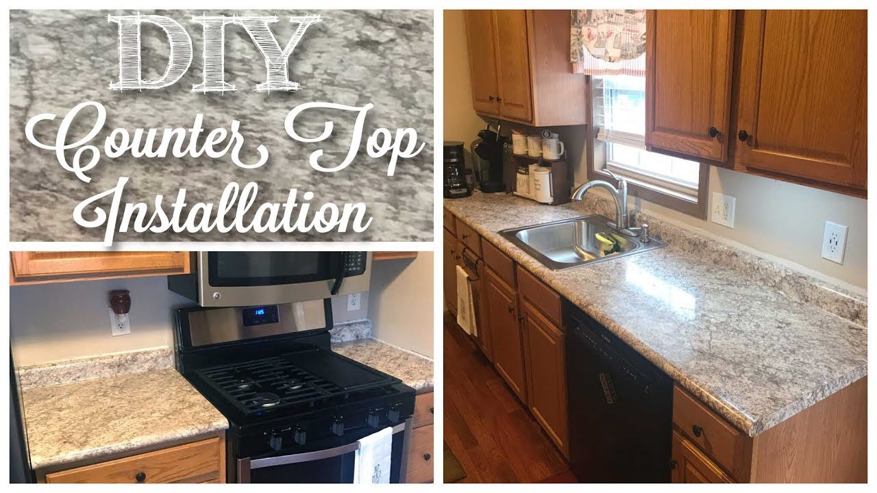 DIY NEW Kitchen Counter Tops!