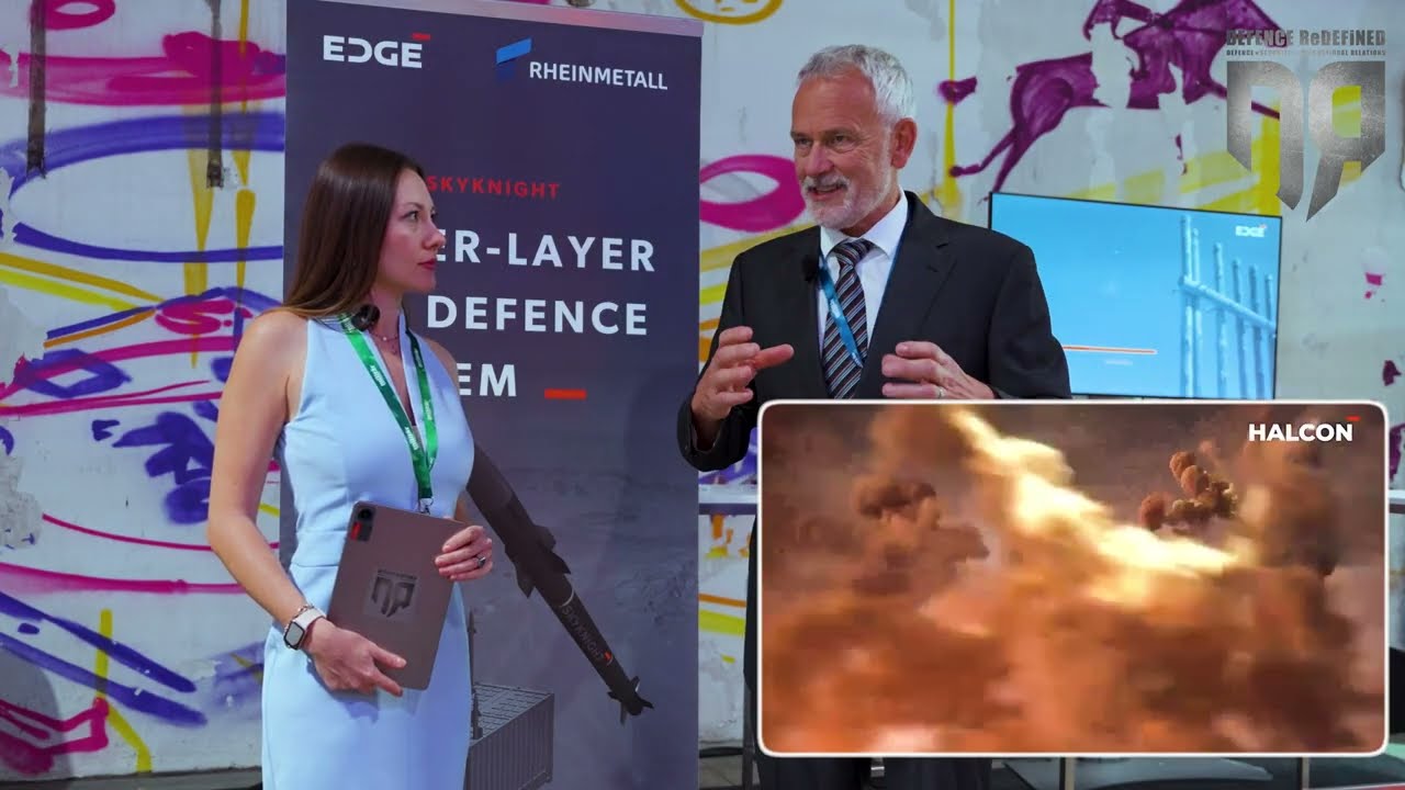 EDGE HALCON на мероприятии DroneVation & Defence — система ПВО внутреннего слоя SkyKnight