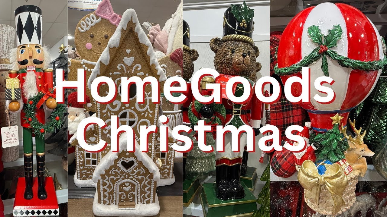 Ho Ho HomeGoods Рождество 2025 | Плюс распродажа на Хэллоуин