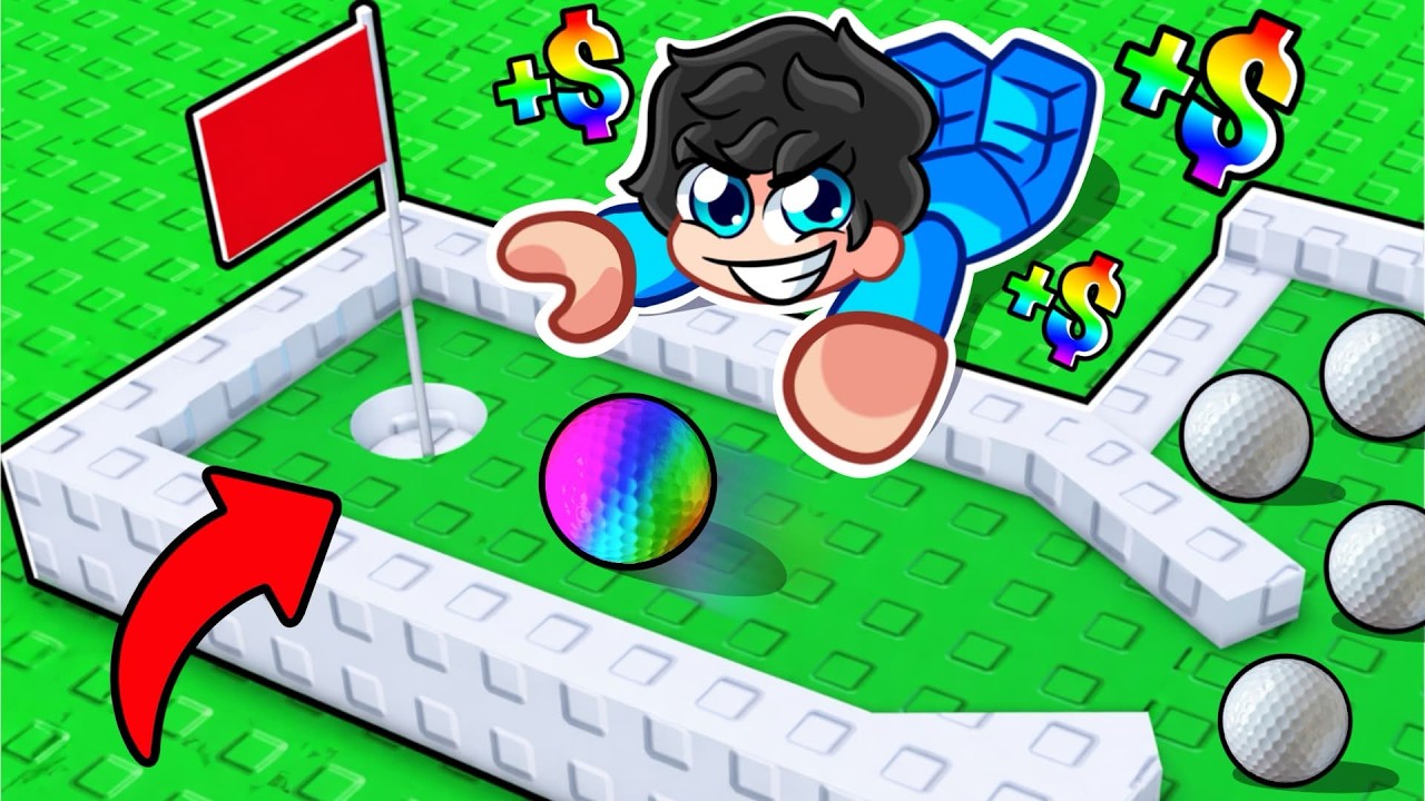 Construí un MINI GOLF para hacerme Millonario en Roblox...