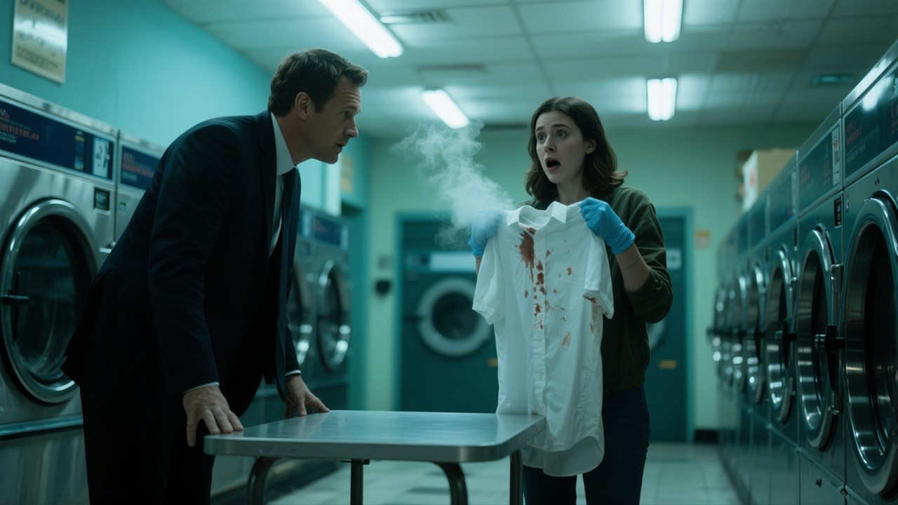 “These Blood Stains Won’t Wash.” — The Laundry Girl Saved the Mafia Boss