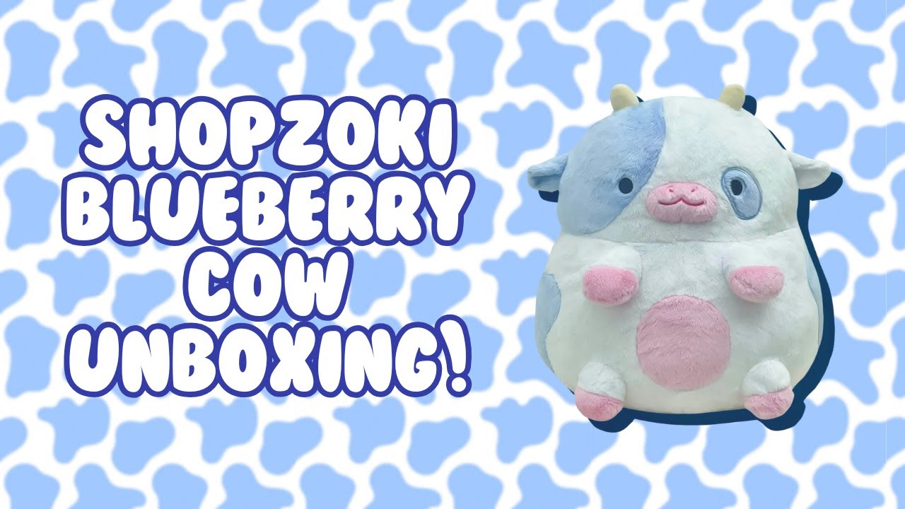 Unboxing Shopzoki's NEW Blueberry Cow & Strawberry Cow Slippers!!!