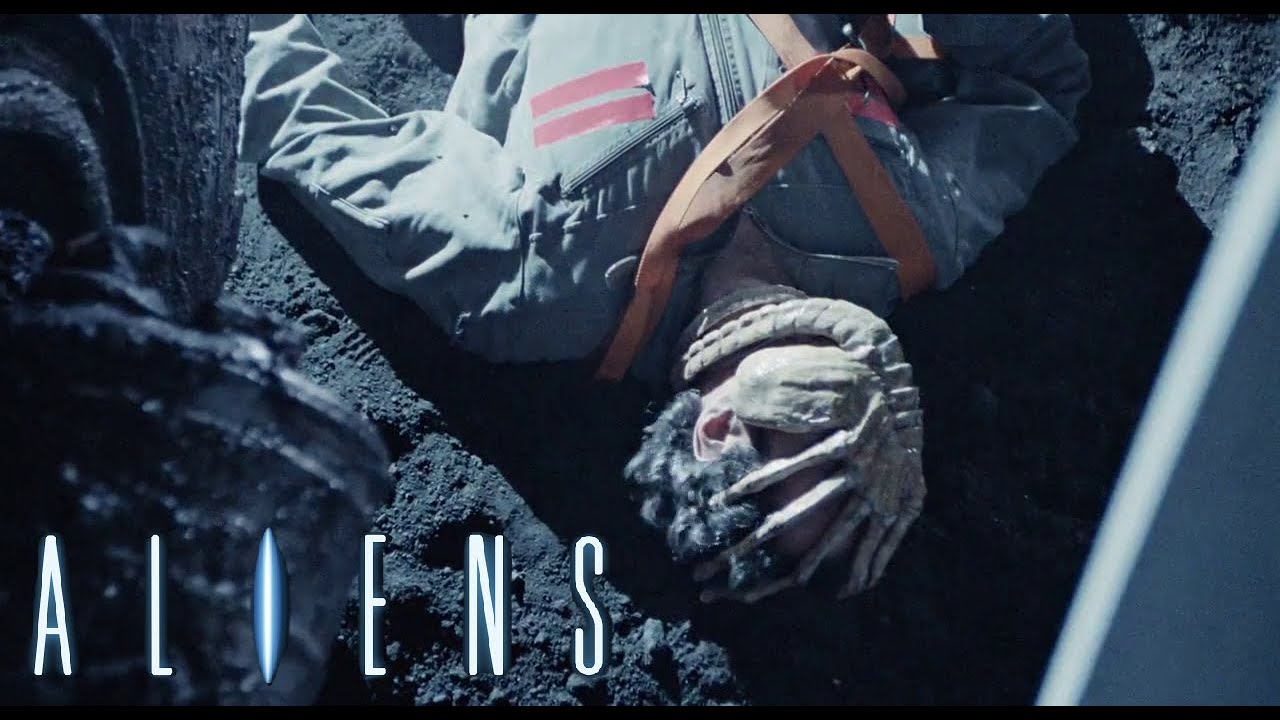 Facehugger Victim - Aliens (1986) HD