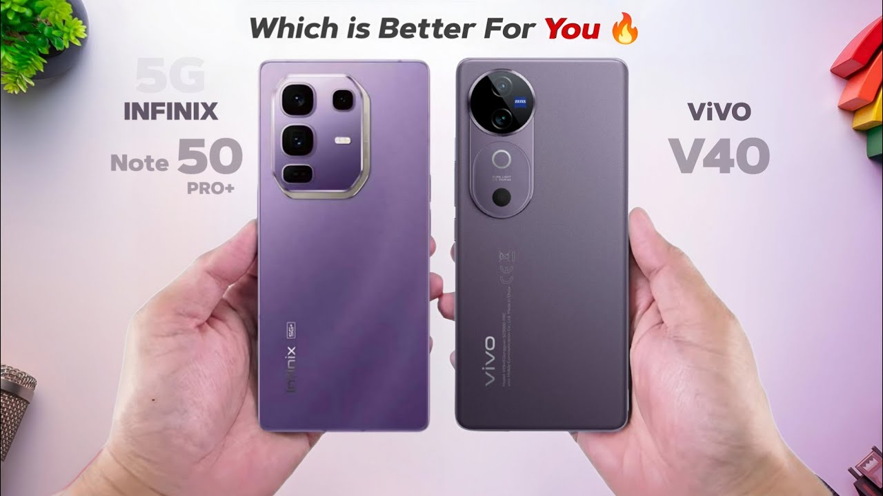 Infinix Note 50 Pro Plus Vs ViVO V40