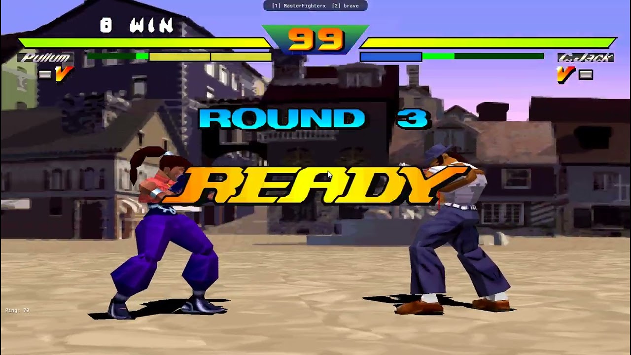 Street Fighter Ex Plus Alpha Online (MasterFighterx Vs BraveDZ)